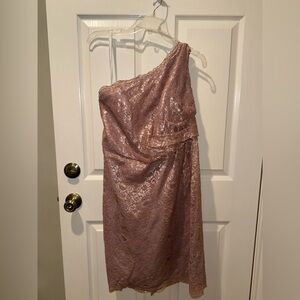 Women’s size 16 rose gold dress